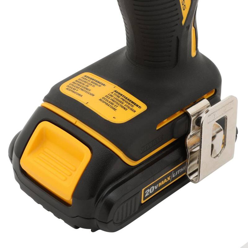 DEWALT ATOMIC Kit de destornillador de impacto compacto inalámbrico sin escobillas de 20V MAX y sierra reciproca inalámbrica de 20V - DCF809C2W380