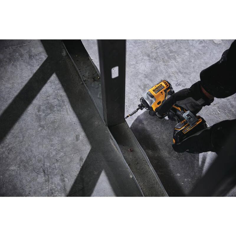 DEWALT ATOMIC 20V MAX Taladro de Impacto Inalámbrico Compacto sin Escobillas de 1/4 de pulgada, (2) Baterías de 20V 1.3Ah y (2) Baterías de 20V 2.0Ah - DCF809C2W203-2.