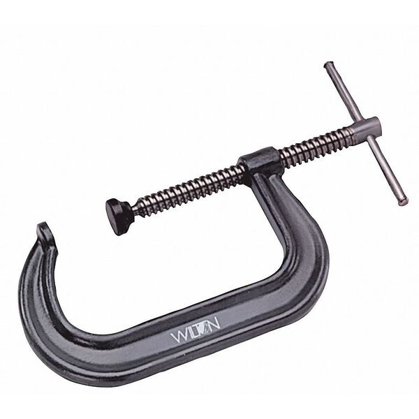 Wilton C-Clamp, 10-1/8", Steel, Reg. Duty, 8000 lb., Body Color: Gray - 410