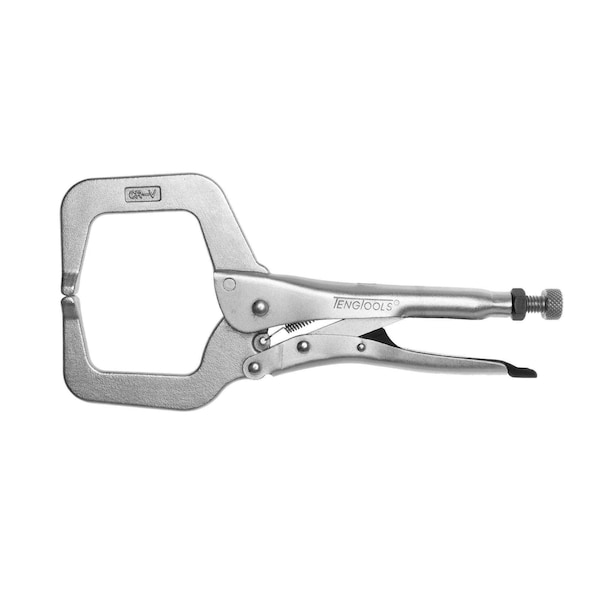 Teng Tools 11" C Clamp Power Grip Pliers w/Non Pinch Release Lever - 406S