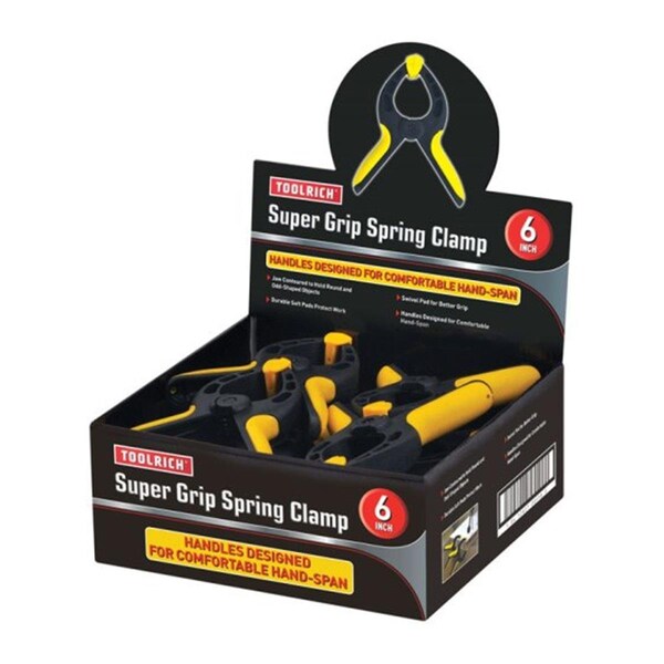 Toolrich 2220918 6 in. Super Grip Clamp - pack of 12 - TO4098