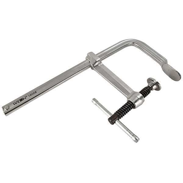 Wilton 18 in Bar Clamp, Steel Handle and 4 3/4 in Throat Depth - 1800S-18