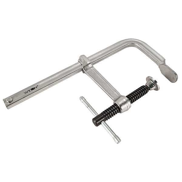 Wilton 8 in Bar Clamp, Steel Handle and 4 3/4 in Throat Depth - 1200S-8