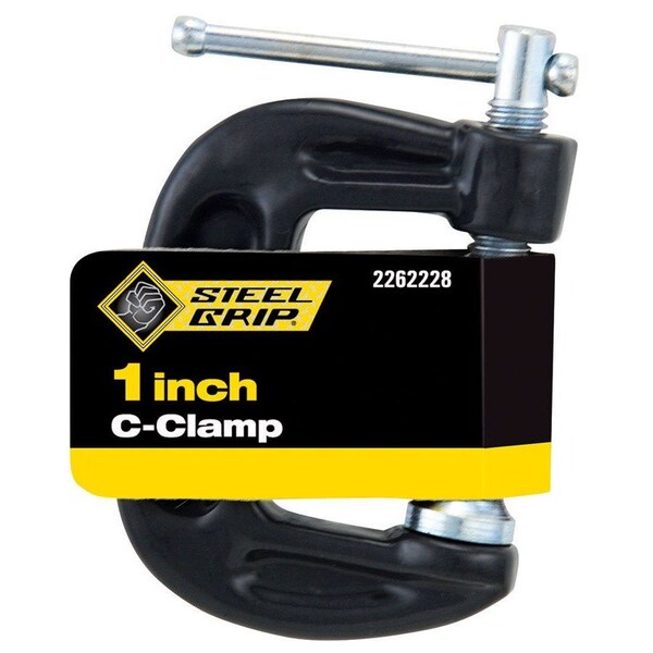 Steel Grip Steel Grip 1 in. Adjustable C-Clamp 1 pc - 2262228