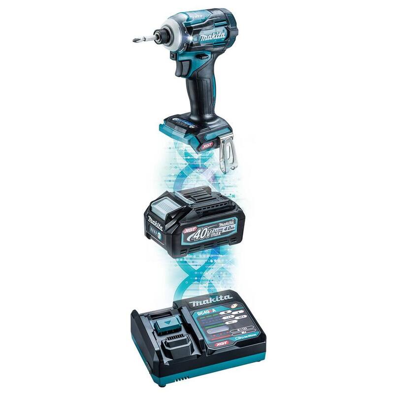Conductor de impacto inalámbrico sin escobillas de 4 velocidades Makita 40V max XGT (Herramienta solamente) - GDT01Z