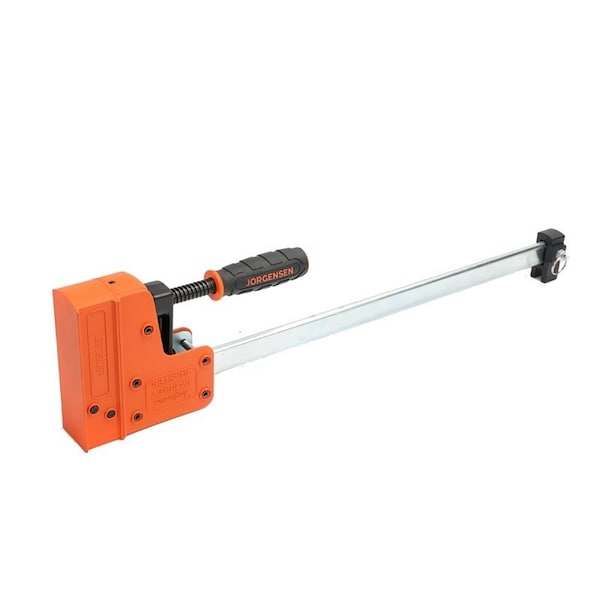 Jorgensen Jaw Bar Clamp, 1500 lb, 18 in Max Opening Size, 3-7/8 in D Throat, Plastic/Steel Body - 8018