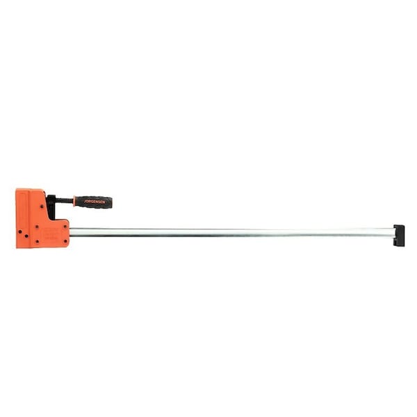 Jorgensen Jaw Bar Clamp, 1500 lb, 36 in Max Opening Size, 3-7/8 in D Throat, Plastic/Steel Body - 8036