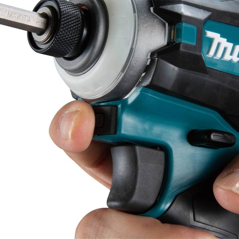 Juego de destornillador de impacto sin escobillas Makita 40V Max XGT de 4 velocidades inalámbrico, 2.5Ah - GDT01D