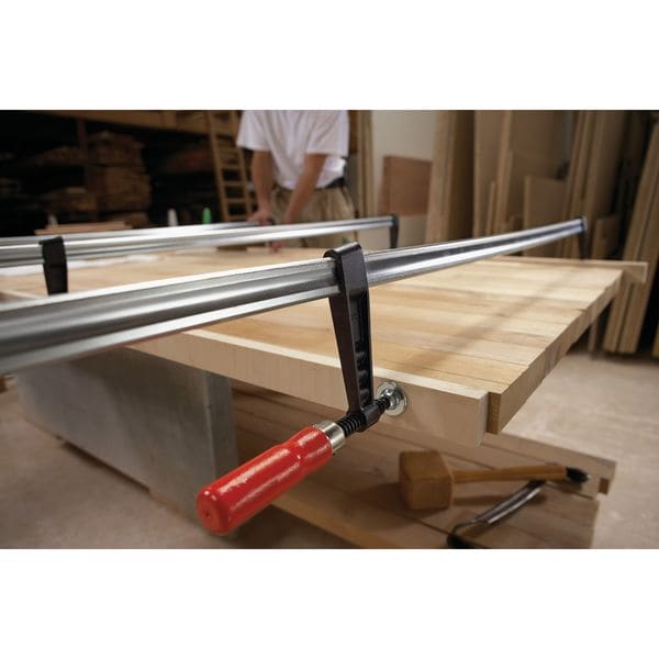 Bessey 24 in Bar Clamp, Composite Plastic Handle and 4 1/2 in Throat Depth - TGK4.524+2K