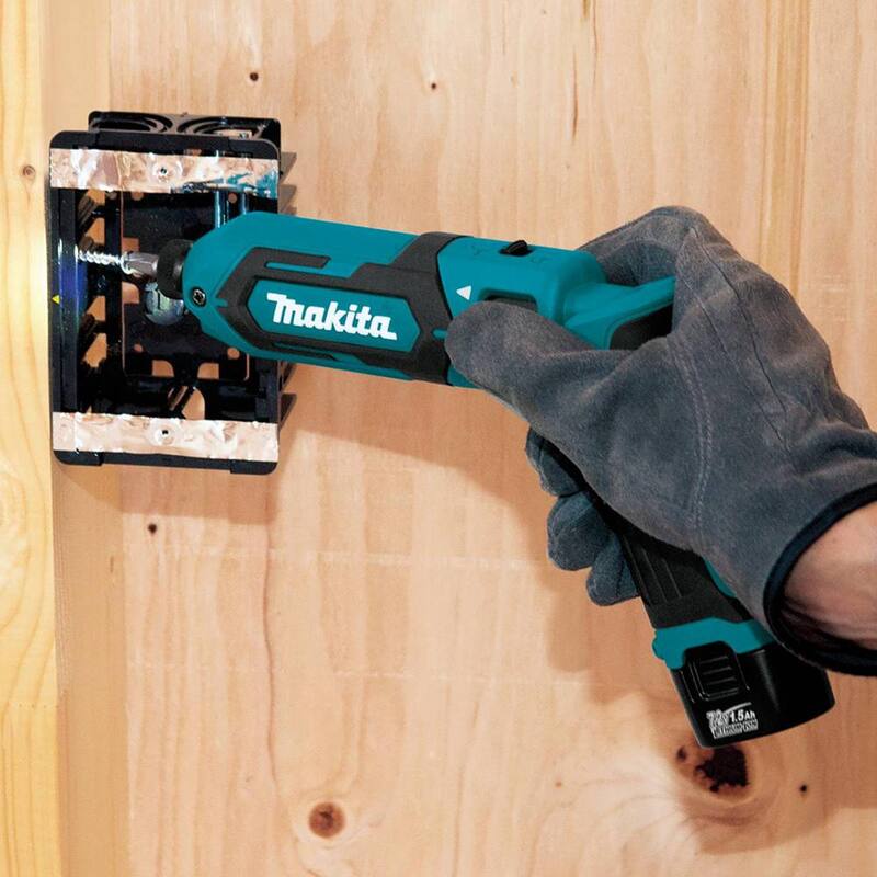 Juego de destornillador de impacto inalámbrico de 1/4 de pulgada con batería de iones de litio de 7.2V - TD022DSE de Makita