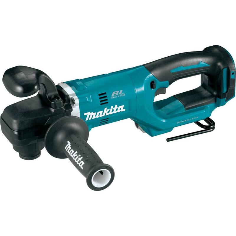Makita 18V Taladro angular recto inalámbrico sin escobillas de iones de litio de 7/16 pulgadas (Herramienta solamente) - XAD06Z.