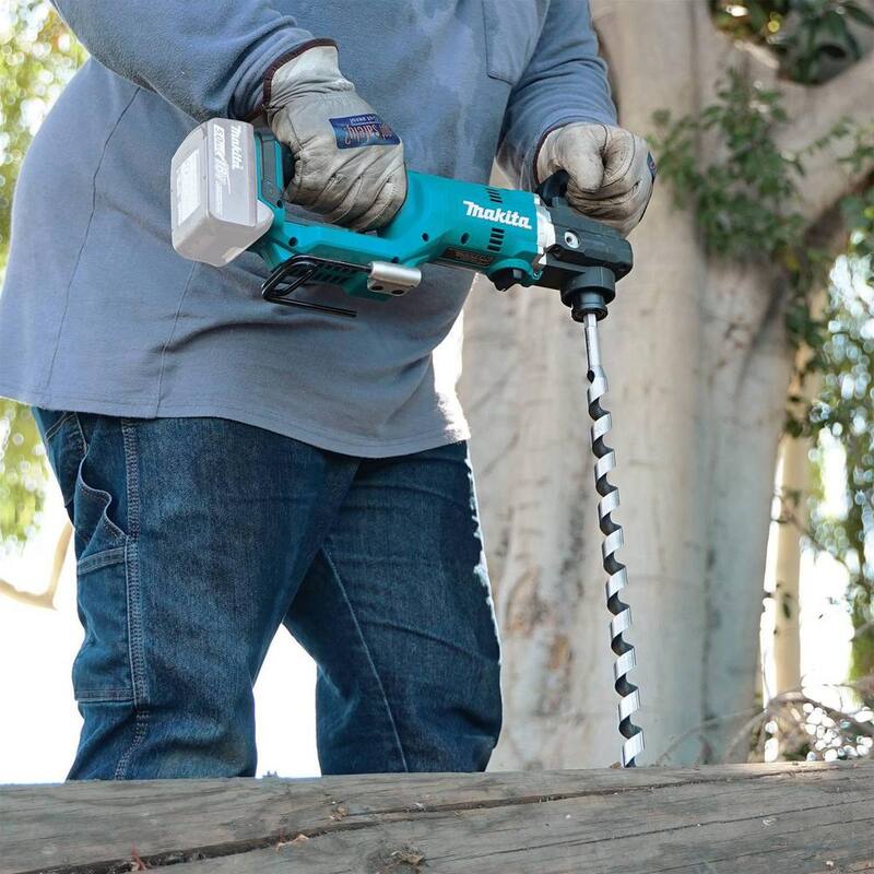 Makita 18V Taladro angular recto inalámbrico sin escobillas de iones de litio de 7/16 pulgadas (Herramienta solamente) - XAD06Z.