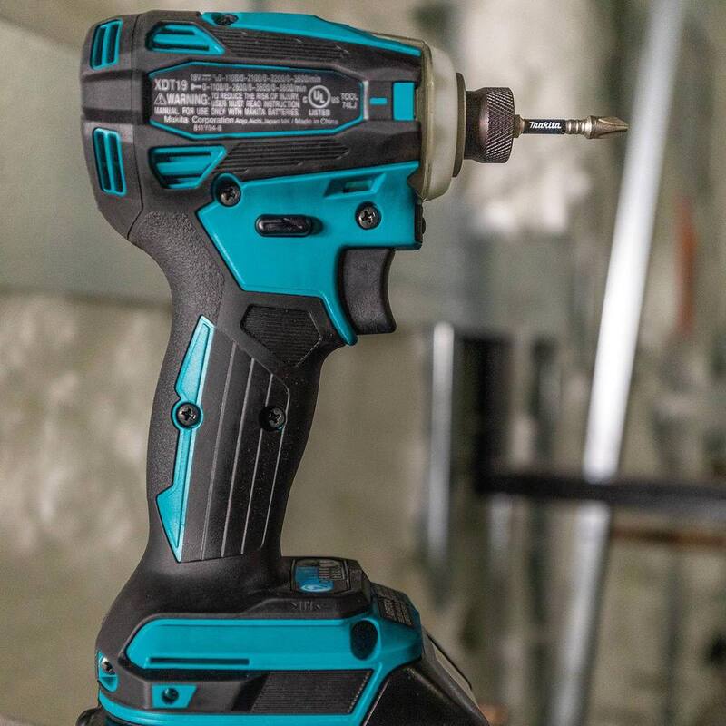 Kit de destornillador de impacto inalámbrico Brushless de 4 velocidades Quick-Shift Mode de 18V LXT de iones de litio, 2.0Ah - XDT19R