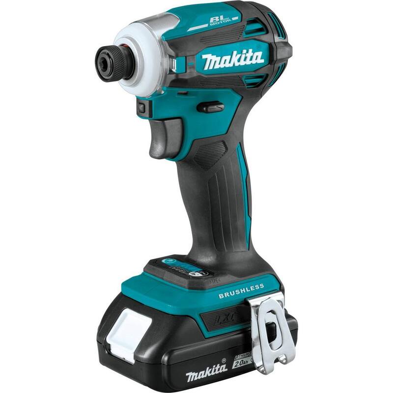 Kit de destornillador de impacto inalámbrico Brushless de 4 velocidades Quick-Shift Mode de 18V LXT de iones de litio, 2.0Ah - XDT19R