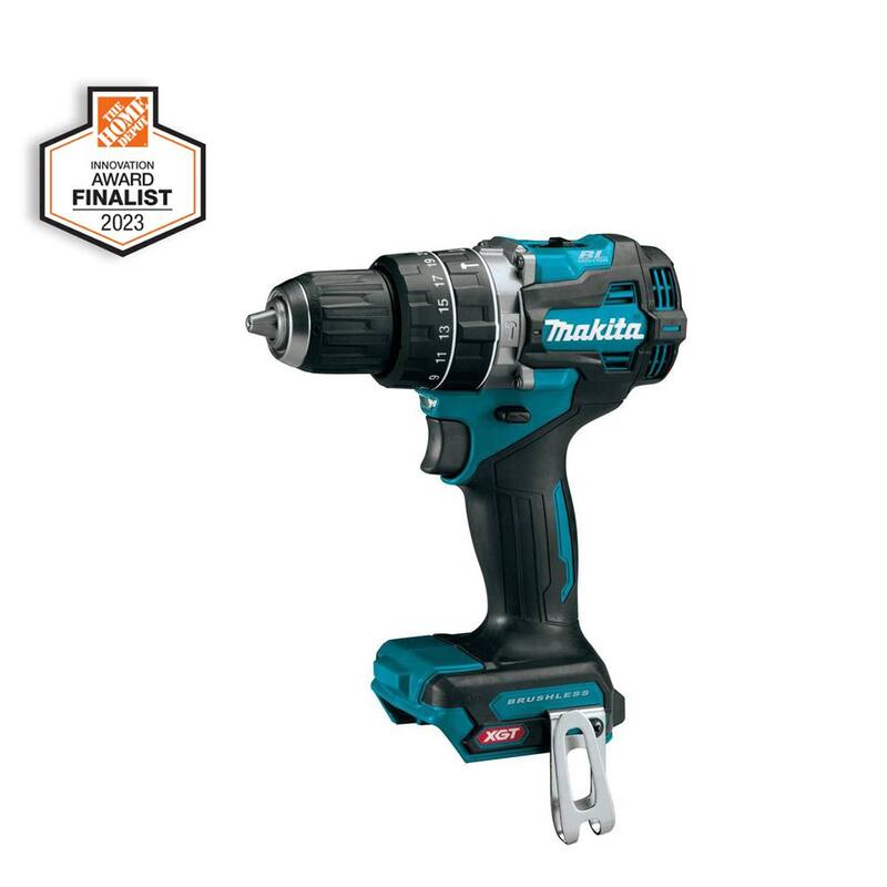 Martillo Taladro Inalámbrico Compacto sin Escobillas de 1/2 pulgadas de Makita 40V Max XGT, Herramienta Únicamente - GPH02Z