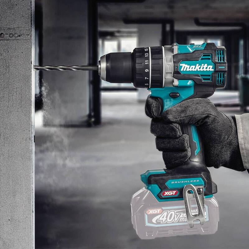 Martillo Taladro Inalámbrico Compacto sin Escobillas de 1/2 pulgadas de Makita 40V Max XGT, Herramienta Únicamente - GPH02Z