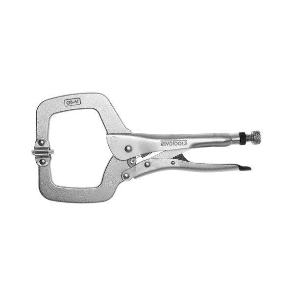 Teng Tools 11" C Clamp Power Grip Pliers w/Swivel Pads & Non Pinch Releas - 406SP