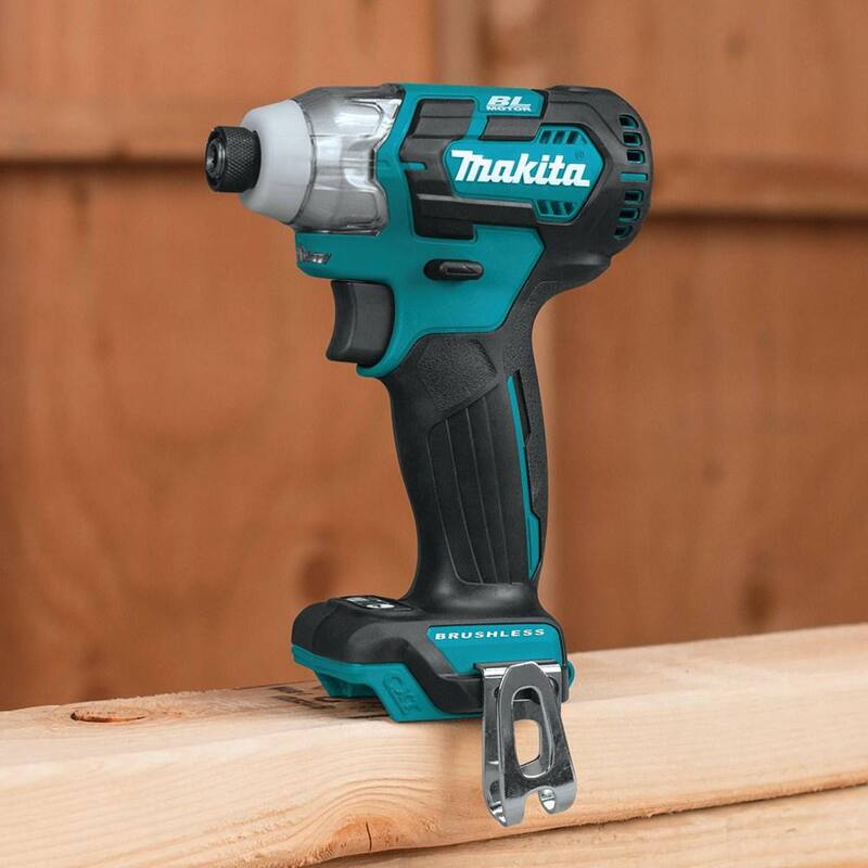 Atornillador de Impacto Inalámbrico de 1/4 de Pulgada sin escobillas de 12V máx. CXT de Ion de Litio de Makita (Herramienta solo) - DT04Z
