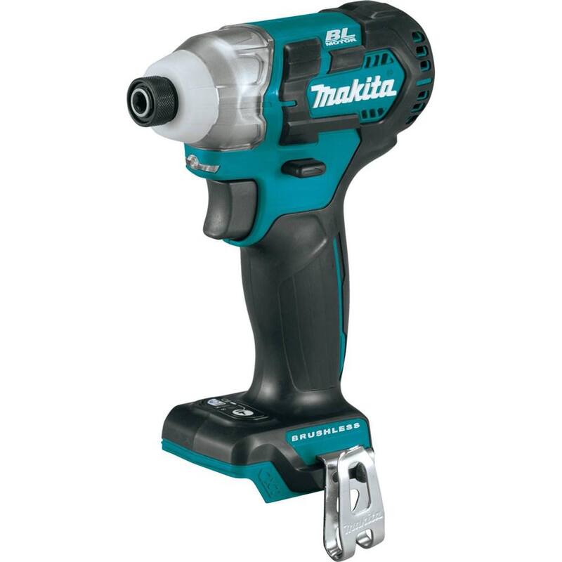 Atornillador de Impacto Inalámbrico de 1/4 de Pulgada sin escobillas de 12V máx. CXT de Ion de Litio de Makita (Herramienta solo) - DT04Z