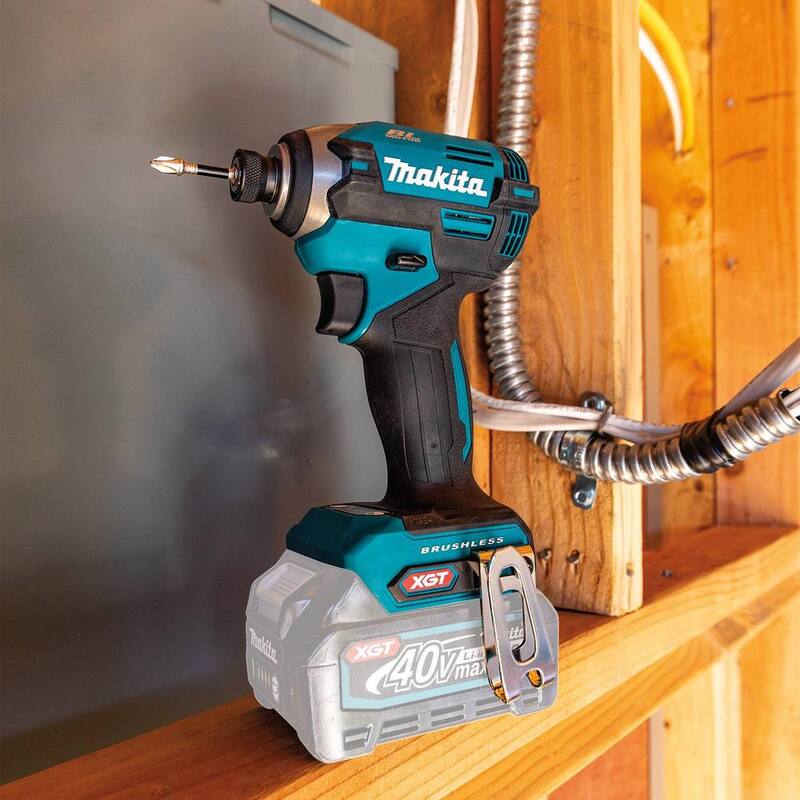 Makita 40V máx XGT Taladro de impacto inalámbrico sin escobillas de 4 velocidades, solo herramienta - GDT02Z