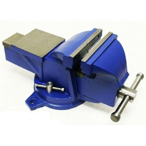 Swivel 4 in. Bench Vise with Anvil  Locking Base Tabletop Clamp Heavy Duty Steel - SW2629144