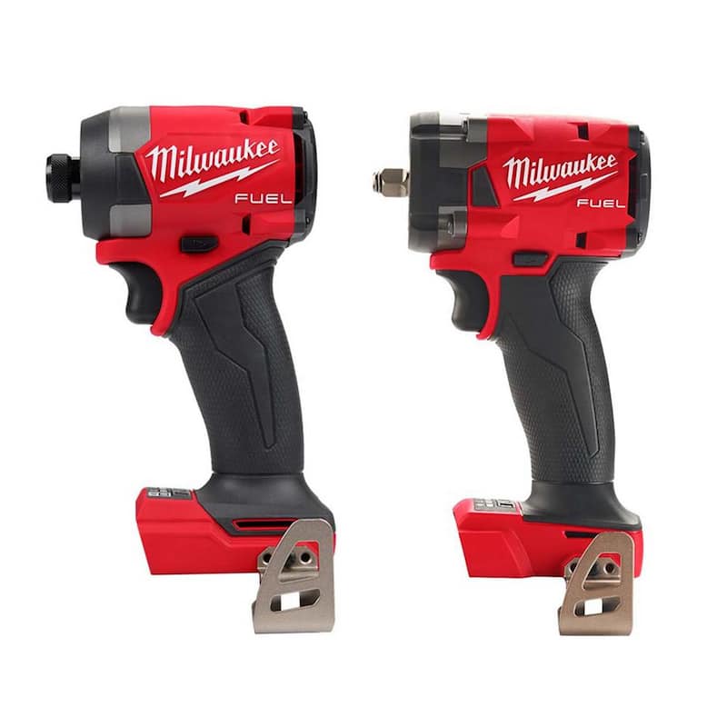 Milwaukee M18 FUEL 18-Volt Li-Ion Brushless Cordless 1/4 in. Hex Impact Driver & 3/8 in. Compact Impact Wrench with Friction Ring - 2953-20-2854-20

Milwaukee M18 FUEL 18-Volt Li-Ion sin escobillas inalámbrica 1/4 in. Impact Driver hexagonal y llave de impacto compacta de 3/8 in. con anillo de fricción - 2953-20-2854-20