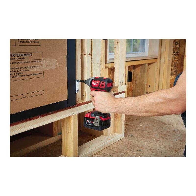 Milwaukee M18 18V Inalámbrico de Iones de Litio 1/4 pulg. Destornillador de Impacto con Hexágono (Herramienta solamente) - 2656-20