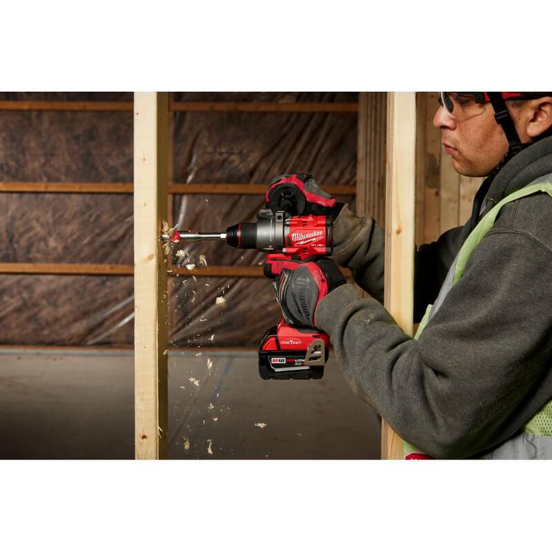 Milwaukee M18 FUEL ONE-KEY Taladro/destornillador inalámbrico sin escobillas de iones de litio de 18V 1/2 pulg. (Herramienta solamente) - 2905-20