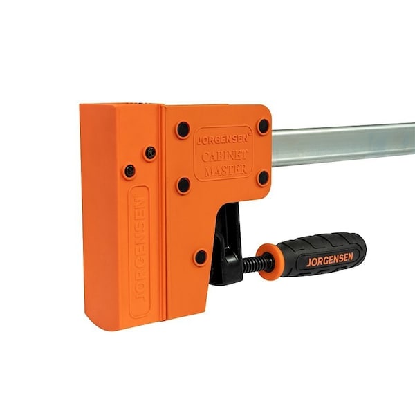Jorgensen Jaw Bar Clamp, 1500 lb, 72 in Max Opening Size, 3-7/8 in D Throat, Plastic/Steel Body - 8072