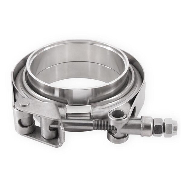 Mishimoto 3.5 in. Stainless Steel V-Band Clamp Assembly for 2004 Ford F-250 - MMCLAMP-VS-35