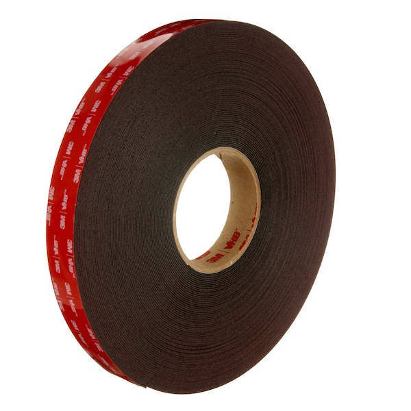 Cinta VHB 3M - 5952 Negro, 1" x 36yds (45.0 mil)