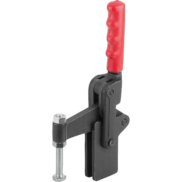 Kipp Toggle Clamp Vertical Heavy Vers, Vertical Foot F1=12000, Fixed Clamping Spindle M12X100, Steel Hard - K1250.012000