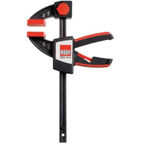 Bessey 6" Bar Clamp, Plastic Handle and 3 1/2 in Throat Depth - EZS15-8