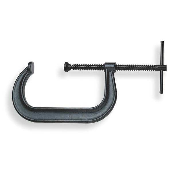 Westward C-Clamp, 4", Steel, Regular Duty, 6200 lb. - 2HUK1