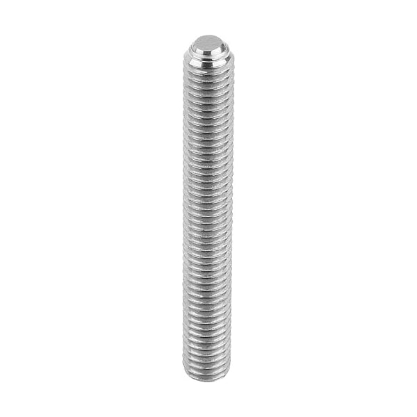 Kipp Ball-end thrust screws without head stainless with flattened ball - K0384.20620
