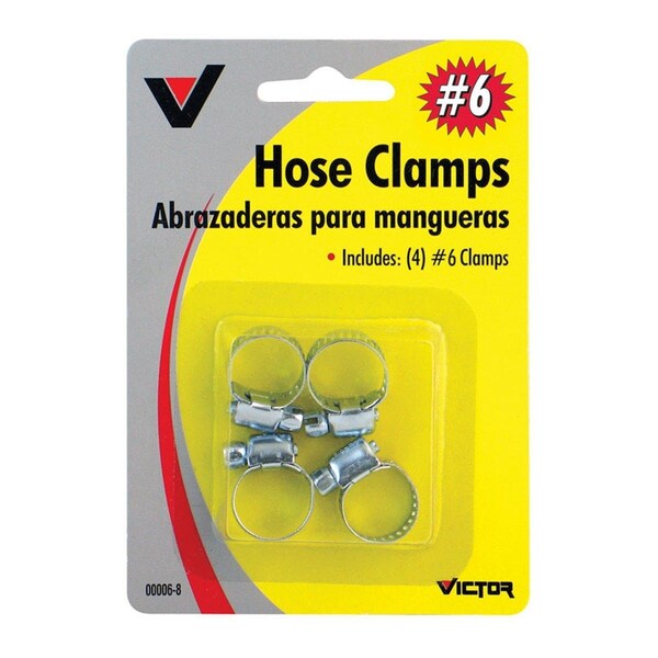 Vortex 0.25 x 0.87 in. Clamp Hose, Pack of 4 - VO3311696