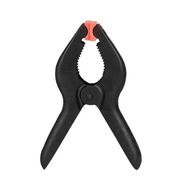 Light House Beauty Nylon Spring Clamp, Black - Pack of 25 - LI1677029
