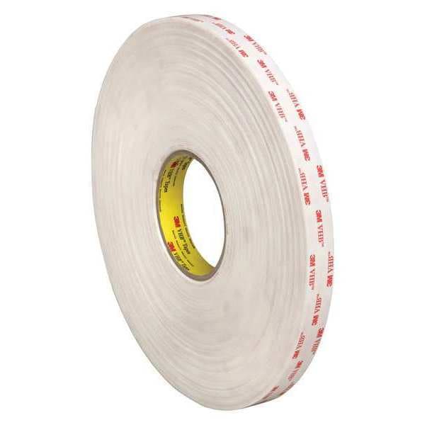 Cinta VHB™ 3M™ 4955, 80.0 mil, 3/4" x 5 yds, Blanco, 1/Case - VHB495534R