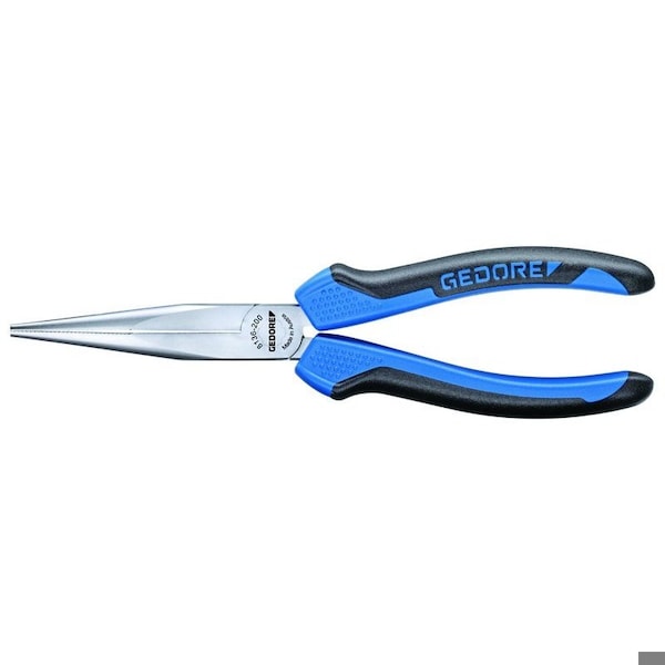 Gedore Mechanics Pliers, 8", Jaw Length: 75.7mm - 8136-200 JC