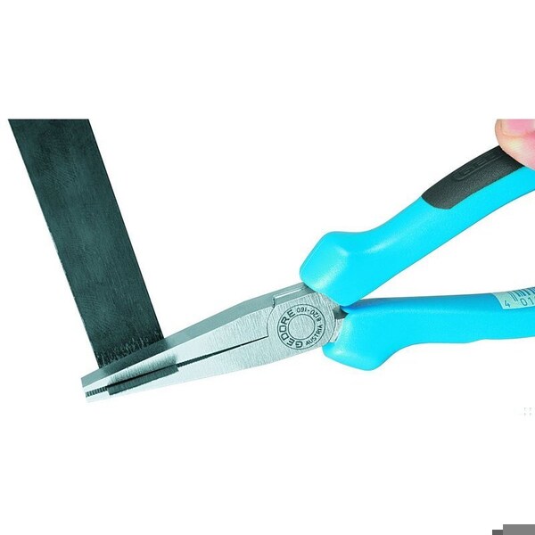 Gedore Flat Nose Pliers, 6-1/4", Material: Tempered steel - 8120-160 JC