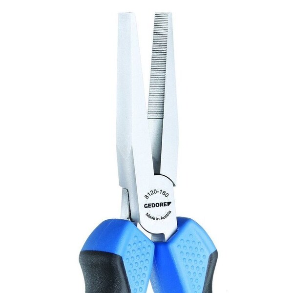 Gedore Flat Nose Pliers, 6-1/4", Material: Tempered steel - 8120-160 JC
