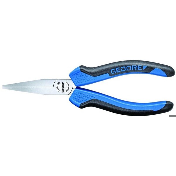 Gedore Flat Nose Pliers, 6-1/4", Material: Tempered steel - 8120-160 JC