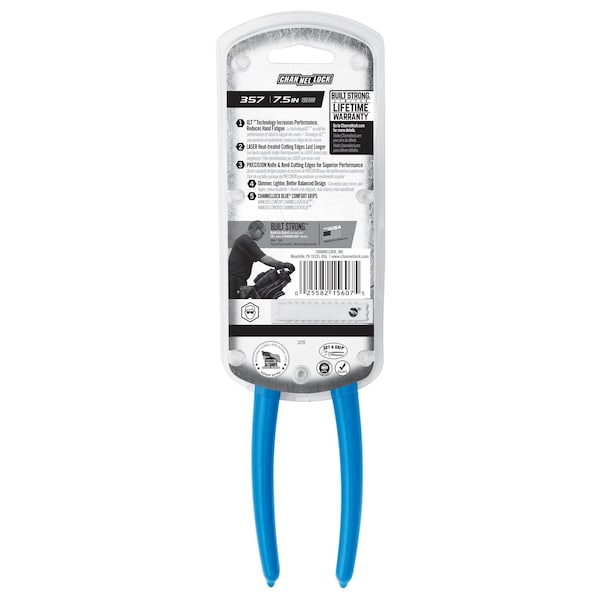 Channellock Channellock 7.5 in. Steel End Cutting Pliers - 357