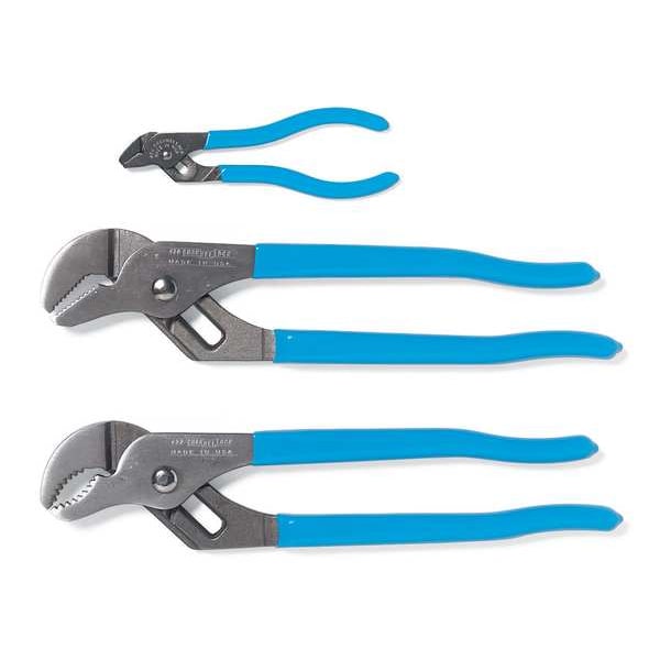 Channellock 4 1/2 in Straight Jaw Tongue and Groove Plier, Serrated - 424