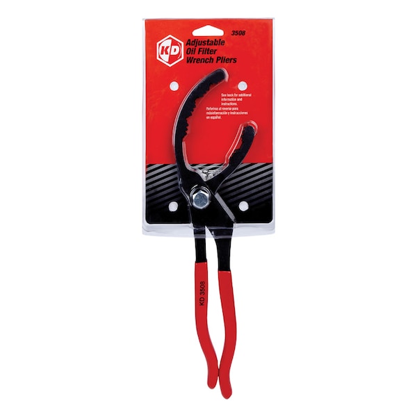 Kd GearWrench Adjustable Jaw Oil Filter Wrench Pliers 5 in. - 3508