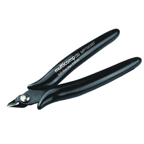 Multicomp Pro Cutter, Micro, 130 mm, Flush, 1.6 mm, 55 °, Cutters and Pliers - MP700397
