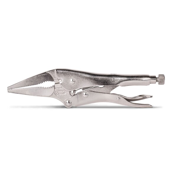 Capri Tools Klinge 9 in Long Nose Locking Pliers with Wire Cutter - CP11124
