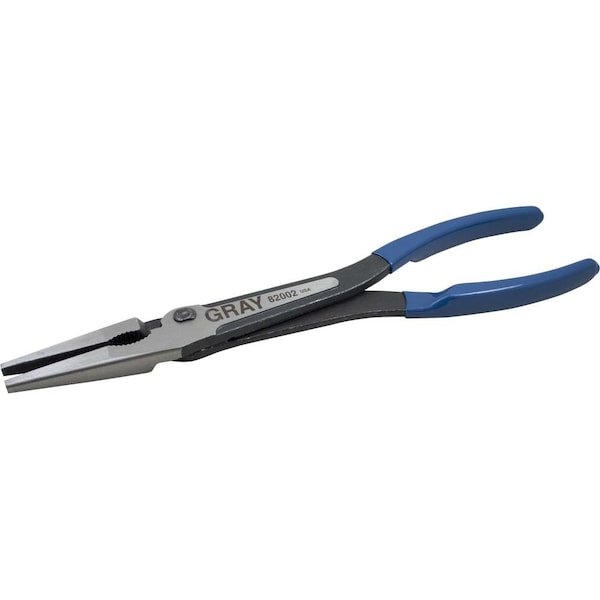 Gray Tools Heavy Duty Long Reach Straight Needle Nose Pliers, 11-1/2" Long - 82002