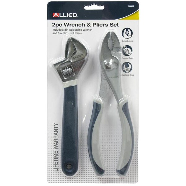 Allied International Pliers & Wrench Set - 2 Piece - 90003