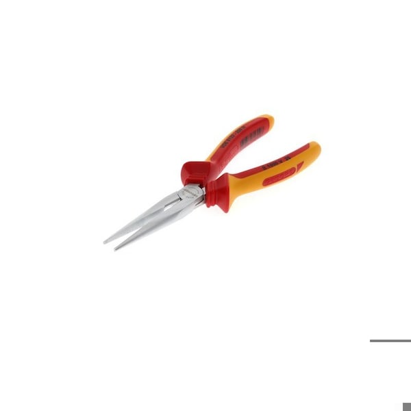 Gedore Insulated, Needle Nose Pliers, 8" - VDE 8132-200 H